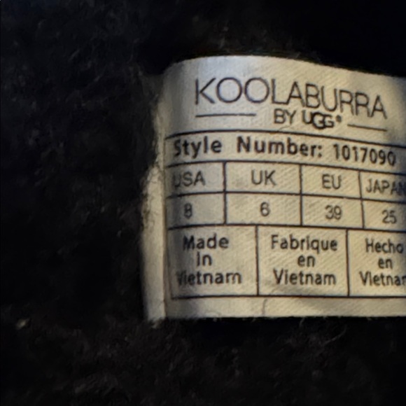 Koolaburra by UGGS Black Boots women’s 8.0 - Picture 4 of 4